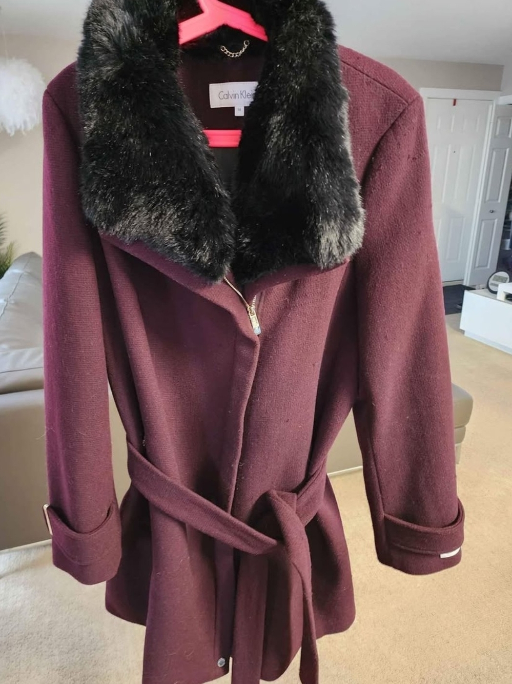 NEW Calvin Klein Wool Coat